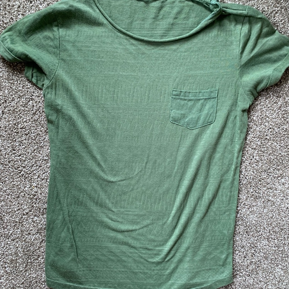 Green light pattern shirt